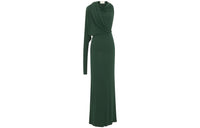 SAINT LAURENT Long Sleeved Dress Women's Green