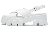 PRADA Monolith Sandal Women's White