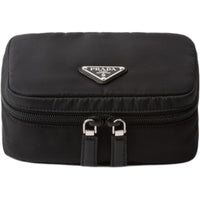 PRADA Recycled Nylon Storage Bag Small Size Unisex Black