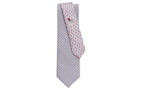 HERMES Ties Men Pink/Sky Blue