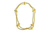 CHANEL Pre-Owned 1994 CC Rhombus Long Necklace