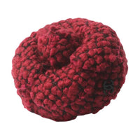 CHANEL Silk Brooches Unisex Red