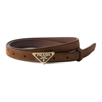 PRADA Leather Belts Women's Brown