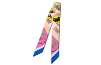 HERMES Silk Scarves Women's Pink