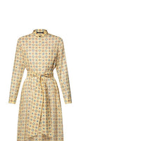 LOUIS VUITTON Monogram Kaleidoscope Shirt Dress