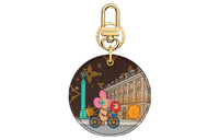 LOUIS VUITTON Illustre Xmas Paris Bag Charm And Key Holder Vivienne Holiday