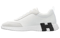 HERMES Bouncing Low-Top Casual Shoes Men's White