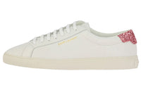 SAINT LAURENT Low Top Stylish Skateboarding Shoes Women's White Pink