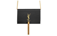 SAINT LAURENT KATE Polyamide Handbag Shoulder Bag Crossbody Bag Wallets Women's Black