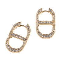 DIOR Metal Earrings Women's Gold