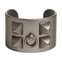 HERMES Metal Bangles Women's Silver