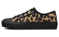 DIOR Walk'n'Dior Low Top Skateboard Shoes Women's Leopard Print