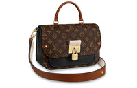 LOUIS VUITTON Vaugirard Monogram Canvas With Leather Messenger Bag Shoulder Bag Crossbody Bag Regular Women's Brown