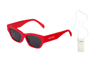 CELINE Irregular Shape Sunglasses Women's