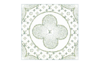 LOUIS VUITTON Silk Unisex Green
