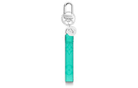 LOUIS VUITTON Canvas Leather Metal Keychains Men's Green