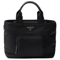 PRADA Recycled Nylon Handbag Regular Women's Black