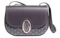 GOYARD 233 Canvas With Leather Shoulder Bag Crossbody Bag Women's Gray
