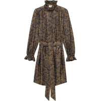 SAINT LAURENT Paisley print Silk Dress
