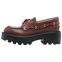 MIU MIU Casual Single Shoes Women's Red Brown