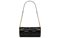 SAINT LAURENT Artificial Leather Cylinder Bag Shoulder Bag Handbag Shoulder Bag Mini Women's Black