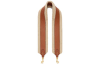 CELINE Shearling And Cow Leather Bag Strap Women's Natural Beige & Tan