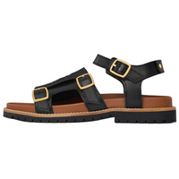 CELINE Mino One Strap Sandals Women's Black