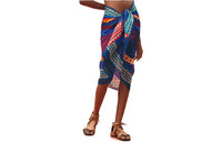 HERMES Casual Long Skirts Women's Blue