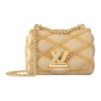 LOUIS VUITTON Sheepskin Shoulder Bag Crossbody Bag Unisex Yellow