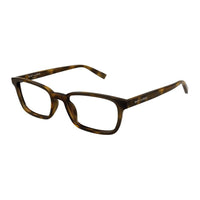 SAINT LAURENT Acetate Rectangular Eyeglass Frames Unisex Tortoiseshell