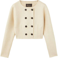 Loro Piana FW24 Jackets Coats Women's Cream