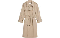 CELINE FW22 Trench Coat Women's Lactose Cream Color