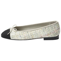 CHANEL 24B Casual Single Shoes Women's Light Green