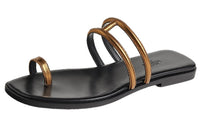 HERMES Odor-Resistant Flip Flops Women's Black