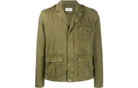 SAINT LAURENT Jackets Coats Men's Green