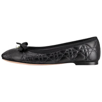 DIOR BALLET FLAT Casual Single Shoes Women's Black