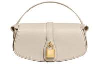 CELINE Tabou Smooth Calf Leather One Shoulder Portable Handheld Crossbody Bag Mini Women's Light Stone