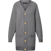LOUIS VUITTON Oversized Button-Up Cardigan