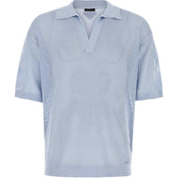 PRADA Polo Shirt Men's Pink Blue
