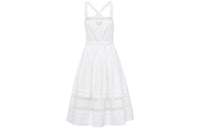 PRADA FW22 Sleeveless Dress Women's White