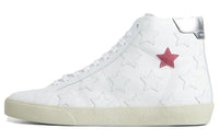SAINT LAURENT Stylish Skateboarding Shoes Men's White
