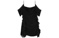 CELINE Short Sleeved Dress Women's Black