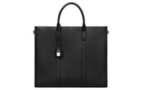 CELINE Cabas Calfskin Shoulder Bag, Crossbody Bag, Handbag Large Size Men's Black