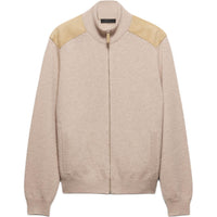 PRADA FW24 Cashmere Sweater Men's Desert Yellow