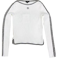 CHANEL FW23 Knitwear Women's White
