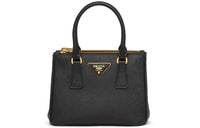 PRADA Saffiano Leather Crossbody Bag Handbag Shoulder Bag Mini Women's Black