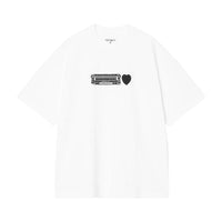 Carhartt WIP Deconstructed Label Short Sleeve T-Shirt 'White' I036008-02-XX