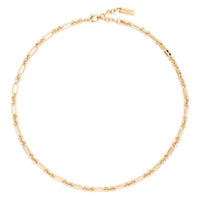 SAINT LAURENT Figaro chain Polished Necklace