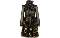 CELINE Long Sleeved Dresses Women's Black