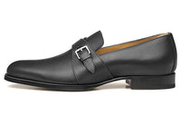 HERMES Doug Casual Single Shoes Men's Black